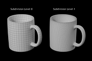 Coffee and Tea Ceramic Mug Base Mesh, a Furniture 3D Model by VK Studio (Thumbnail 14 of 16)