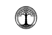 Tree of Life Circle Frame Bundle, an Illustration by Gaye Art (Thumbnail 18 of 51)