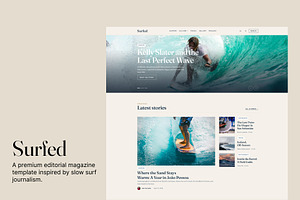 Surfed, a HTML Template by Roccano