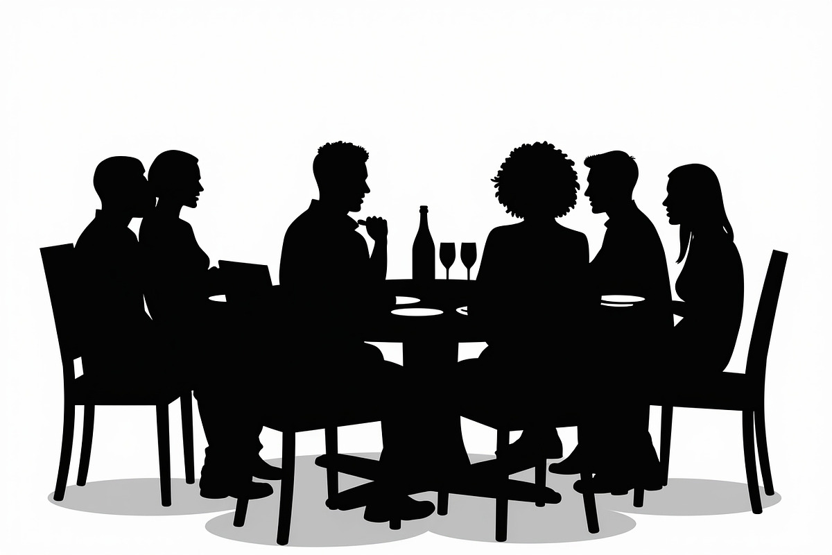 People Eating Vector Design, an Illustration by jahid234 (Photo 7 of 9)