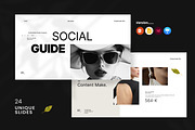 Social Media Guide PowerPoint Templa, a Presentation Template by Typetheme (Thumbnail 1 of 8)