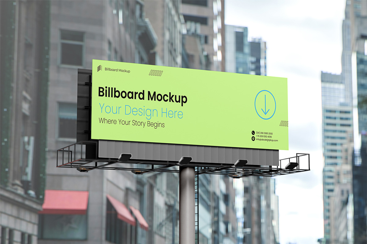 Billboard Mockup, an Advertising Mockup by Pikachudesign (Photo 4 of 4)
