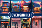 Kawaii Front Store Coloring Book, an Animal Illustration by Design Home (Thumbnail 2 of 3)