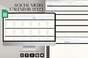 Google Sheet Marketing Calendar, a Social Media Template by Marketello Studio (Thumbnail 1 of 2)