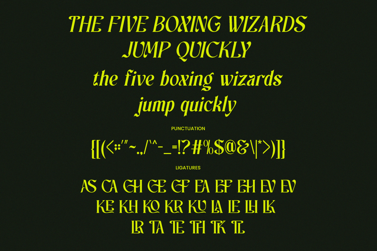 Luxury Ligature Serif Font - Churasi, a Serif Font by Font Liner (Photo 8 of 10)