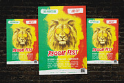Reggae Fest Flyer, a Flyer Template by NeonLeon (Thumbnail 1 of 3)