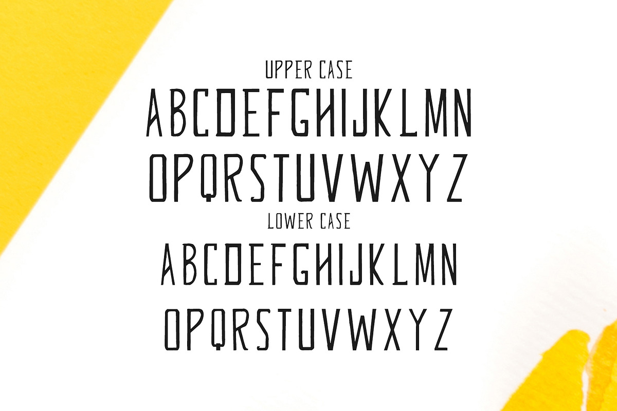 Glennda Handmade 5 Font Family preview 2