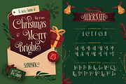 Santastic - Elegant Christmas Serif, a Serif Font by Burntilldead (Thumbnail 8 of 12)