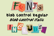 Magazine Cut-Outs+Blob Control Font, an Object Graphic by Rachel McBride Creative (Thumbnail 8 of 10)