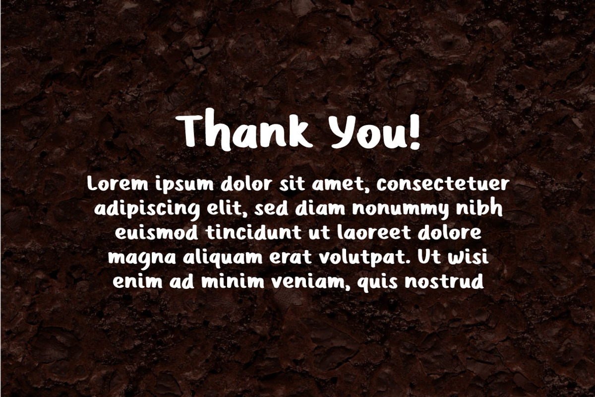 Brownies - Bold Display Font, a Sans Serif Font by Mightyfire (Photo 2 of 3)