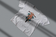 Motorcycle Journey to the Beach, an Object Illustration by nomlimo.com (Thumbnail 2 of 2)