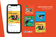 Fashion Sale Instagram Post Template, a Social Media Template by Artnivora.Std (Thumbnail 1 of 2)