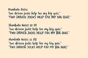 Humbela Notes, a Handwritten Font by Astageni (Thumbnail 4 of 8)