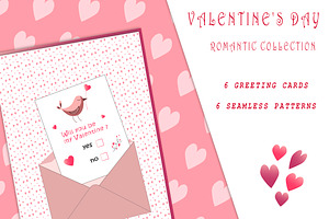 Romantic set Valentine's Day