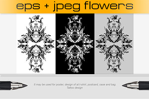 Vector Flowers, Ornaments