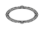 Elegant Oval Ornament Frame Bundle, an Illustration by jahid234 (Thumbnail 16 of 31)