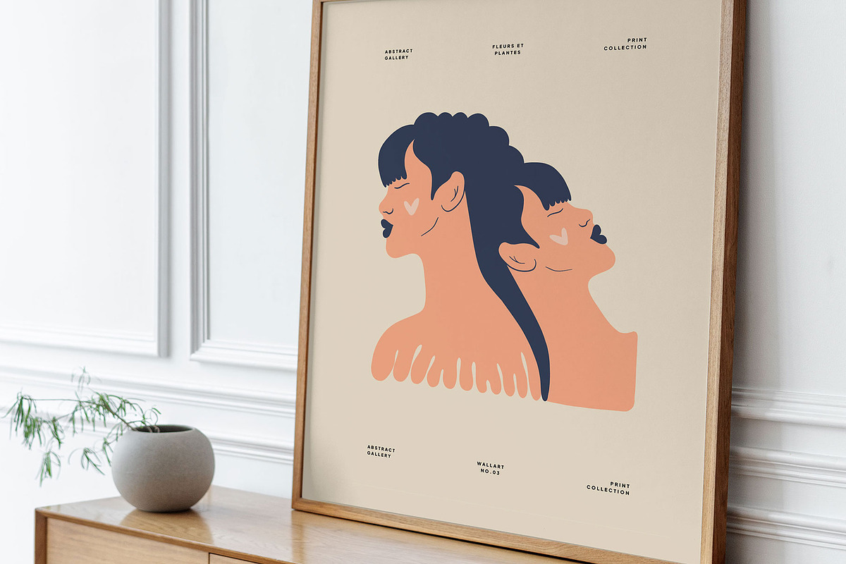 Flowers Girls | Wall Art Creator, an Object Graphic by Leleka.Store (Photo 8 of 15)