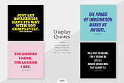 Display Quotes Social Media Kit, a Social Media Template by Viaduc (Thumbnail 1 of 6)