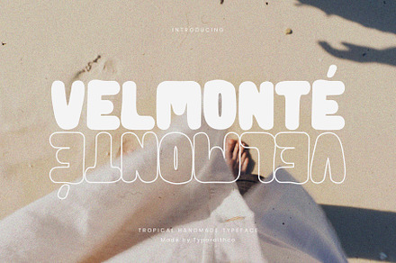 Velmonte | Bold Tropical Typeface, a Sans Serif Font by Typoraith Co