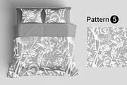 Flowers. Seamless Patterns 1, a Pattern Graphic by Yulia Ogneva (Thumbnail 6 of 7)