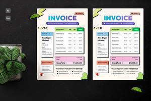 Retro Pop Delight Invoice