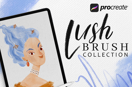 Procreate Digital Brushes + Canvas