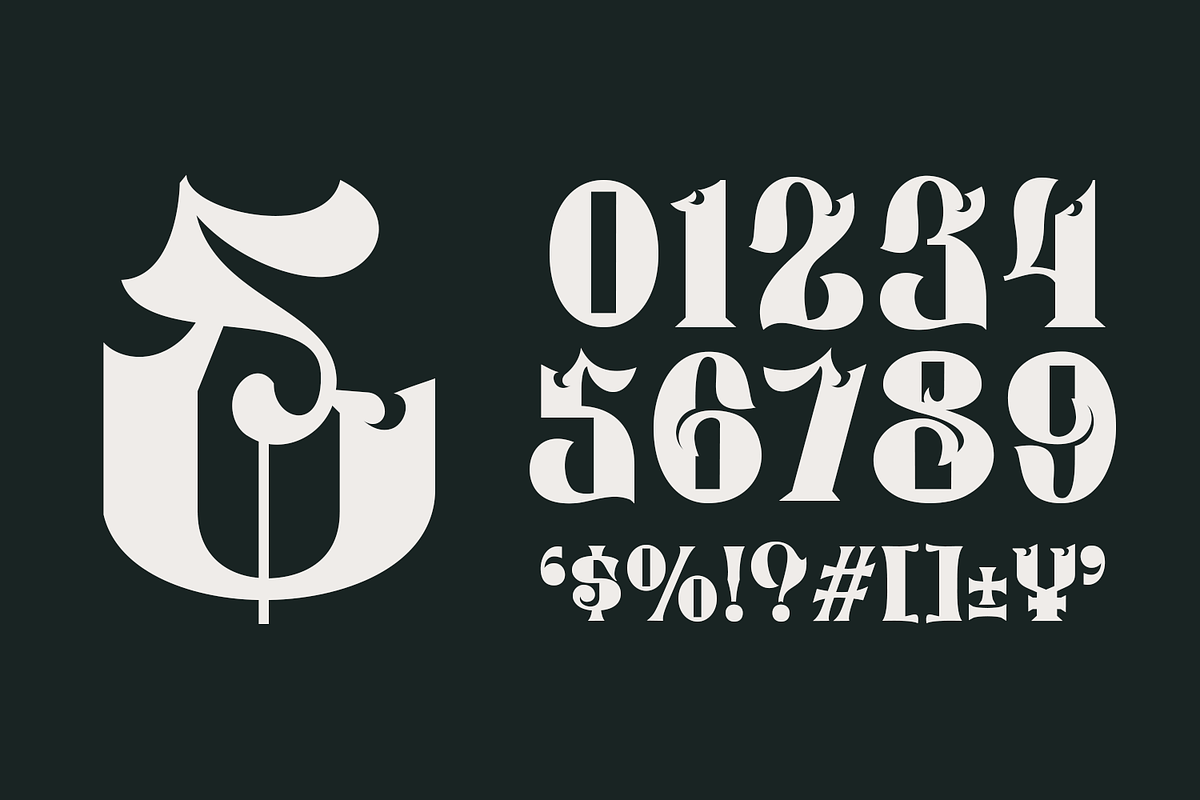 Monevilcy Antique Font, a Blackletter Font by TypeClassHeroes (Photo 7 of 15)