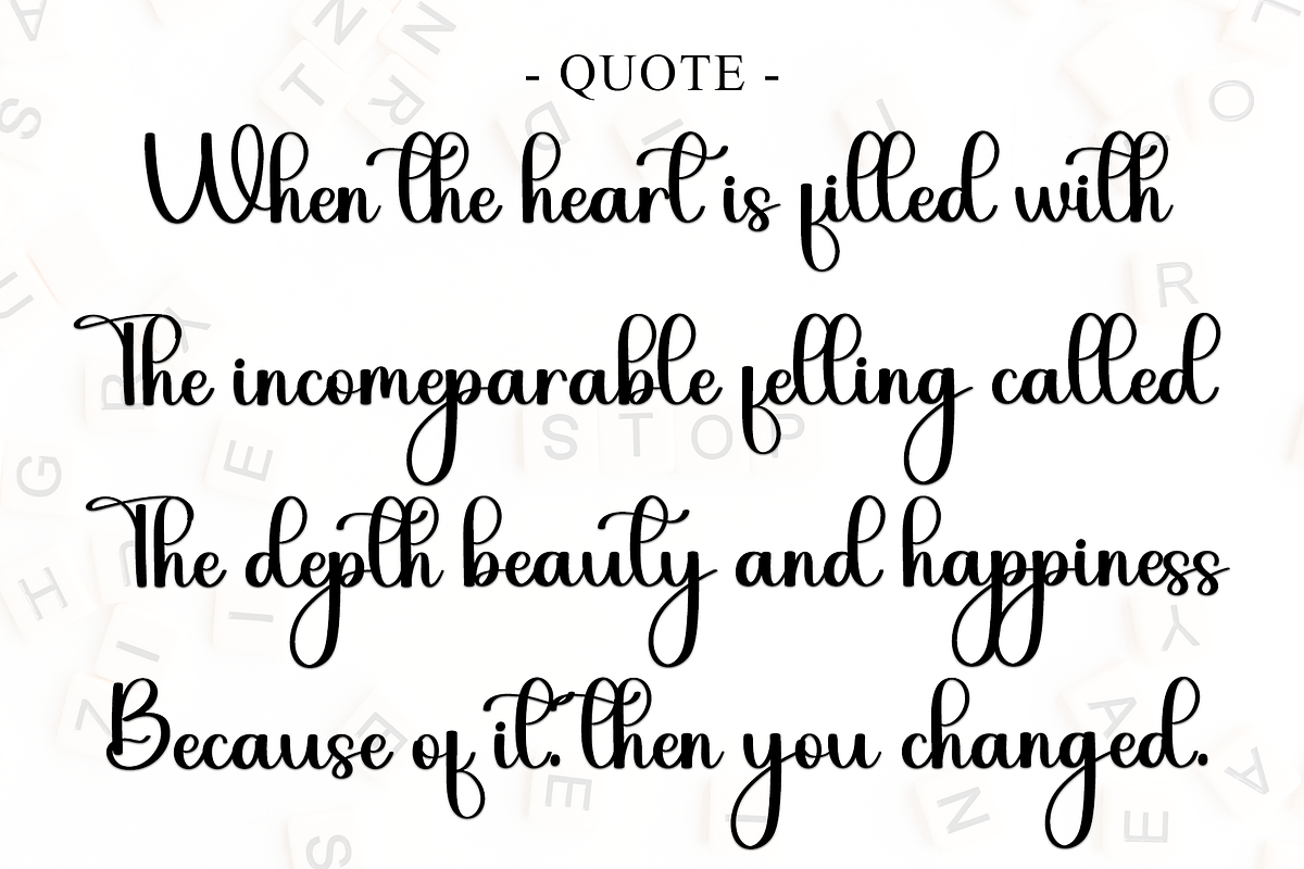 Alphabet, a Script Font by InermediaSTUDIO (Photo 6 of 7)