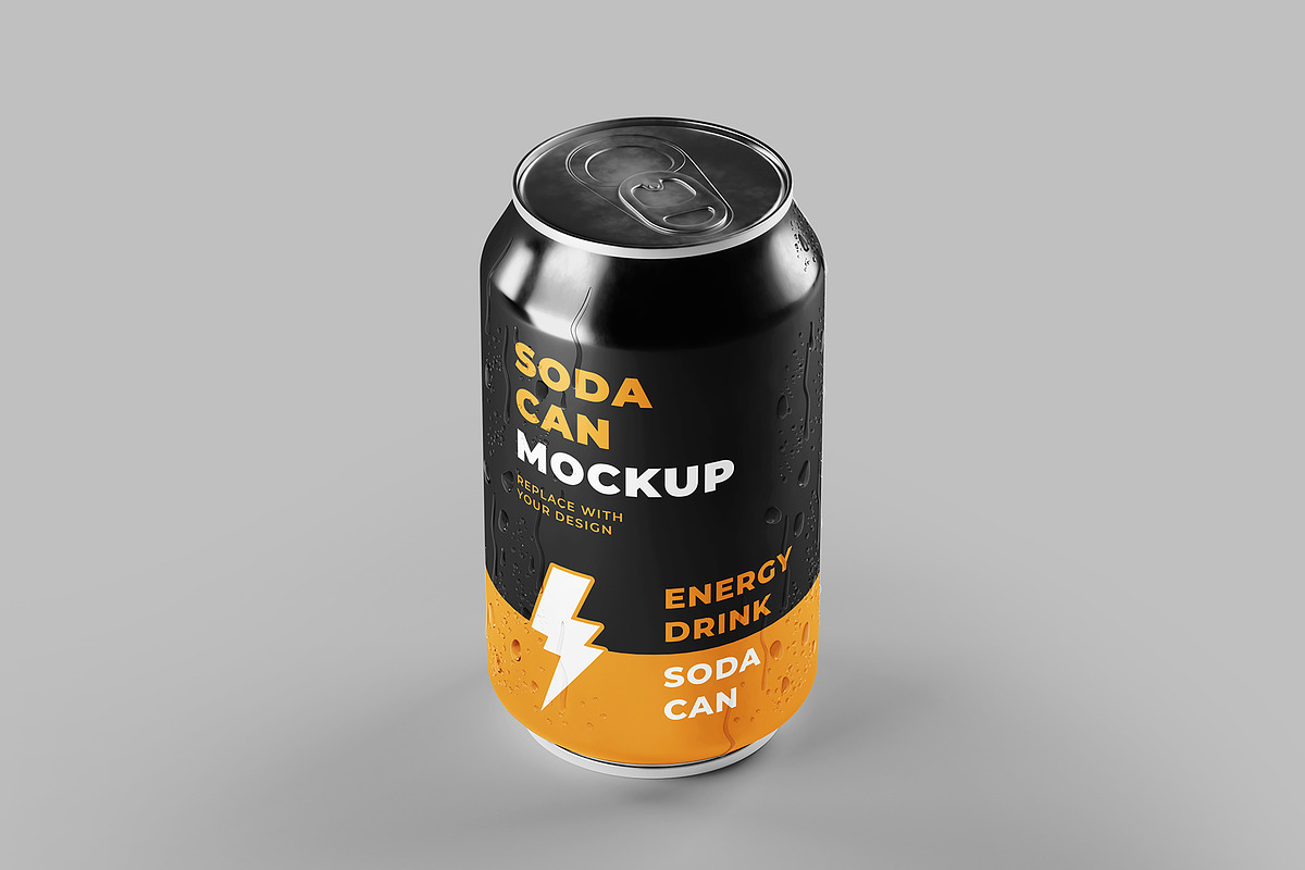 Soda Can Mockup, a Cups & Container Mockup by Artnivora.Std (Photo 3 of 4)