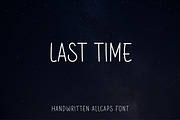 Last Time - Handwritten Allcaps Font, a Handwritten Font by Mightyfire (Thumbnail 1 of 4)