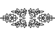 Floral Heart Circle WreathBlack Set, a Seasonal Illustration by Designer_Momina (Thumbnail 12 of 18)