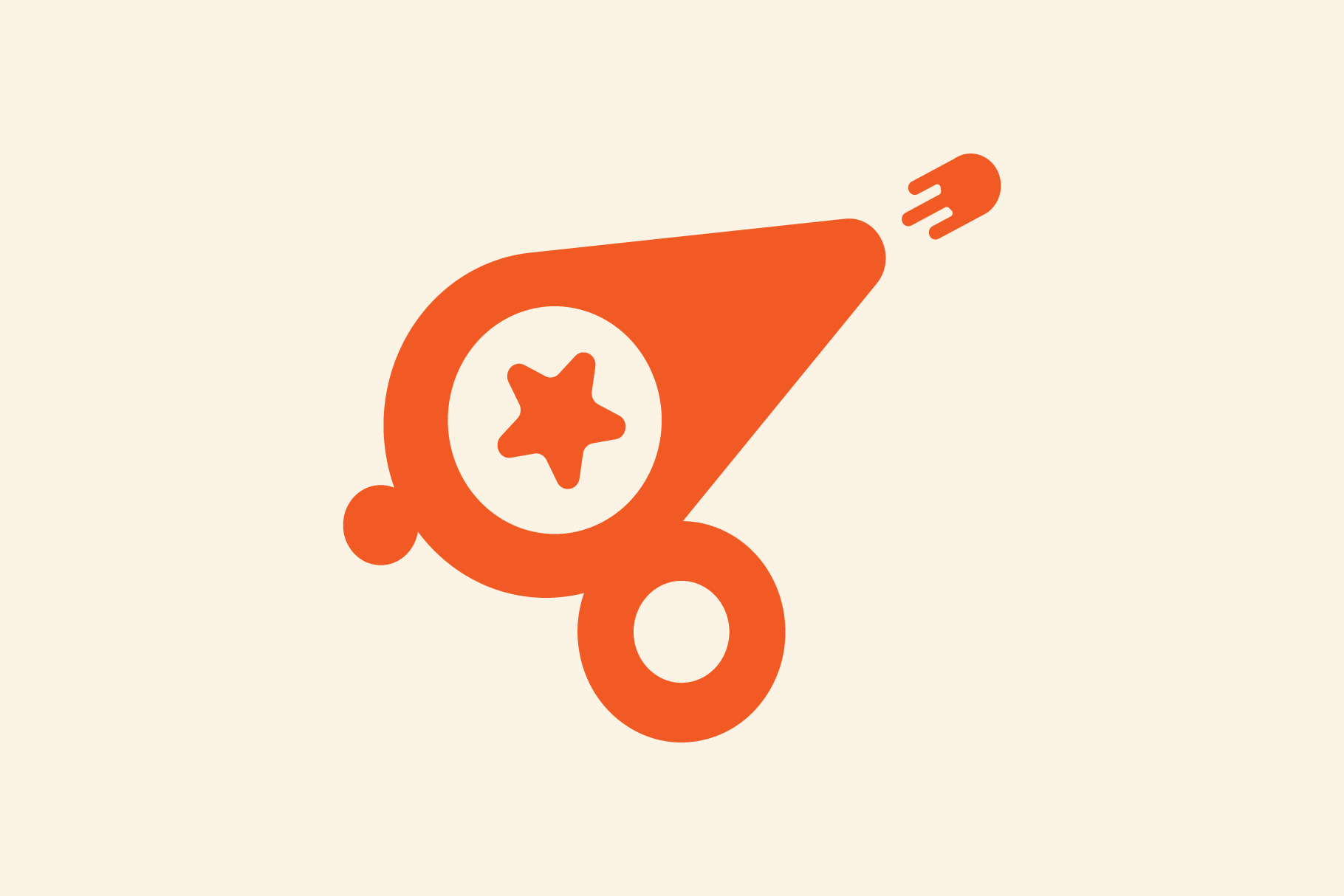 cannon or meriam design logo vector | Creative Market