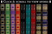 101 High-Res Antique Book Covers, a Texture Graphic by Paper Element (Thumbnail 4 of 13)