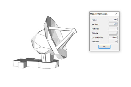 Low poly 3D model, Arthur Antenna, an Architecture 3D Model by Sofs designs