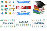 Education and Learning Banners, an Education Illustration by TAlex (Thumbnail 1 of 6)