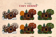 Cozy Houses, an Object Illustration by Ink Stories (Thumbnail 13 of 22)