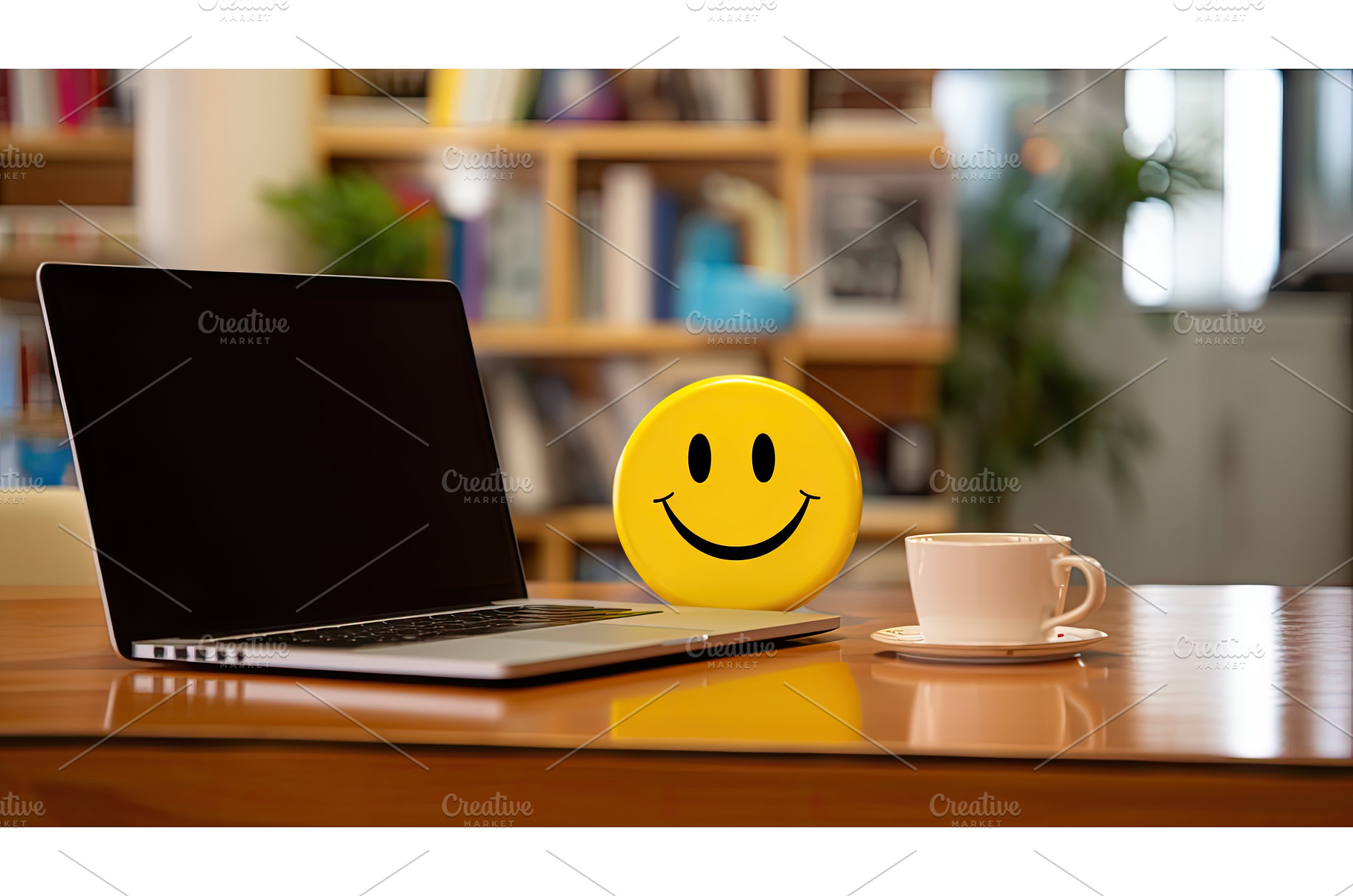 sunny smiley face yellow ai, a Technology Photo by pikepicture