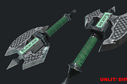 5 Fantasy Stylish Hand Axe -PBR-, an Object 3D Model by TFE Game Art (Thumbnail 6 of 16)