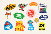 Thekaty Nianders Groovy Display Font, a Handwritten Font by Cruzine (Thumbnail 3 of 8)