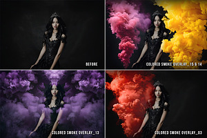 Colored Smoke Png Photoshop Overlays