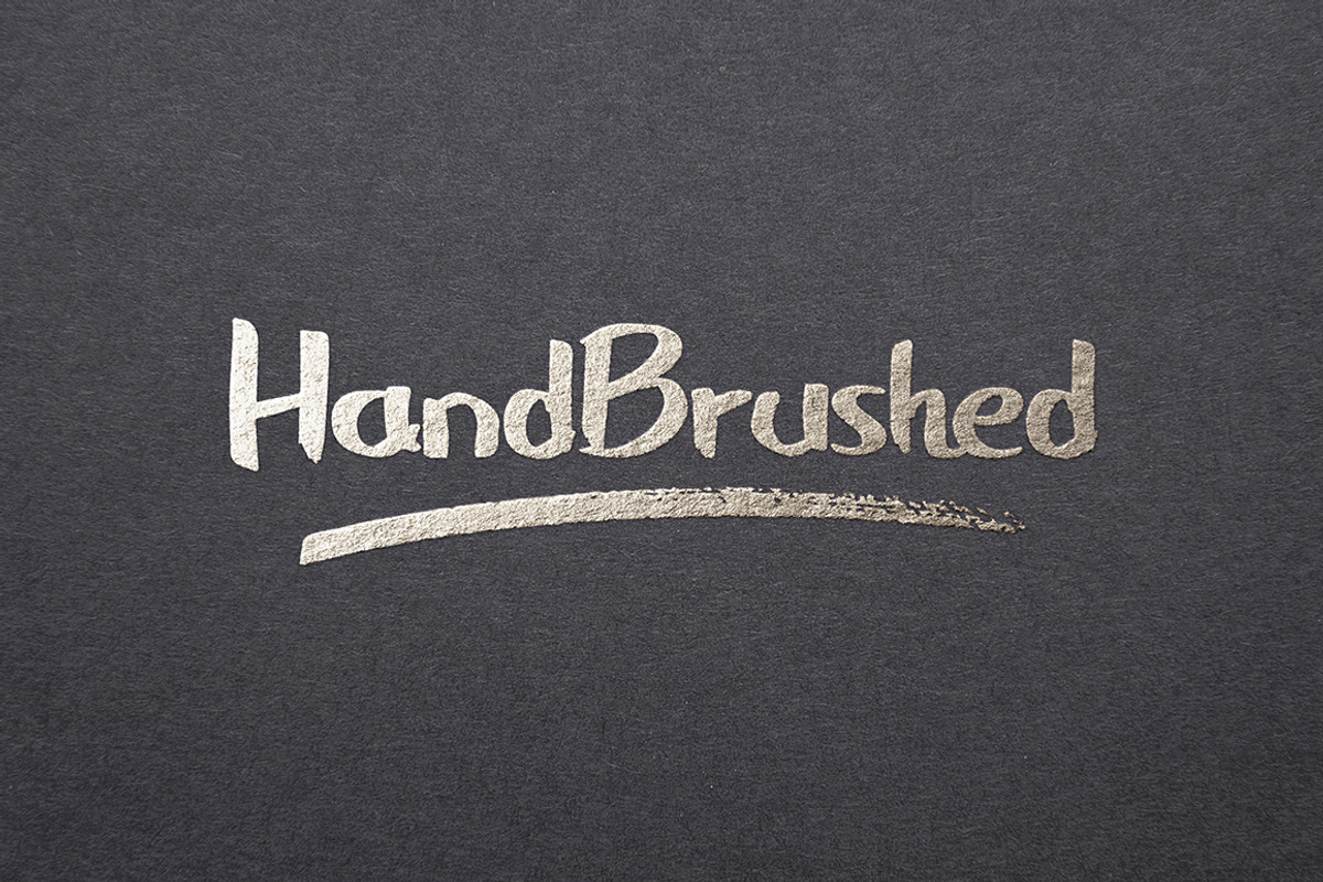 HandBrushed Font preview 6