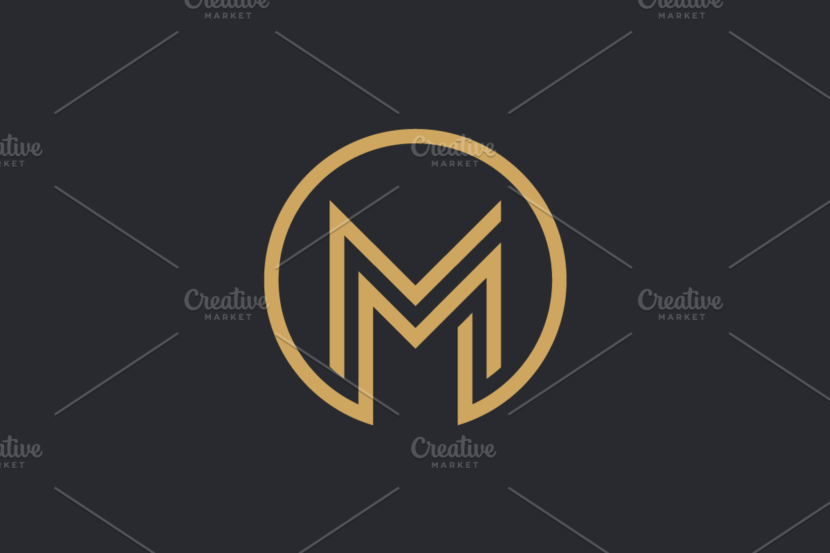 Letter M Logo Template, a Branding & Logo Template by Soufone