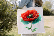 Watercolor Wildflower Clipart Bundle, an Illustration by Canvas Craft (Thumbnail 5 of 7)