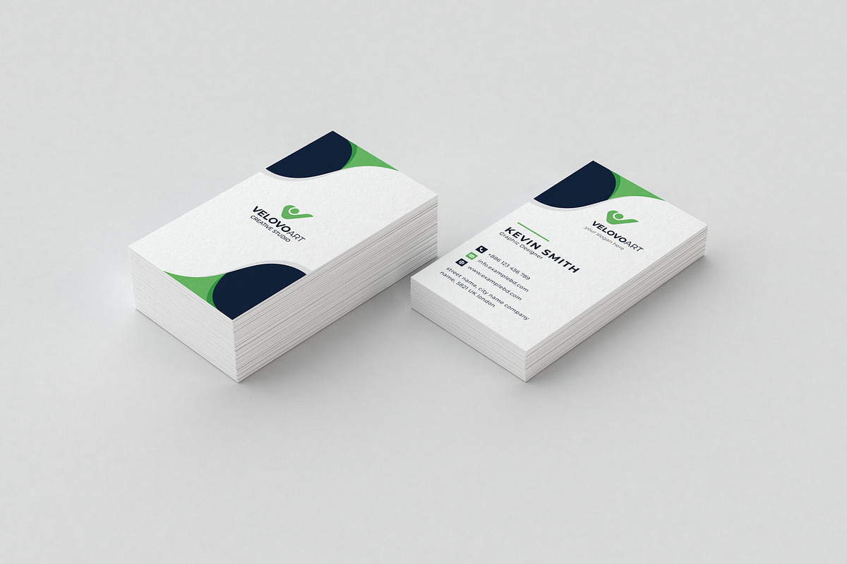 Vertical Business Care, a Business Card Template by PicoartBd (Photo 3 of 3)