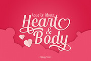 Cimory Love Typeface, a Script Font by alit design (Thumbnail 4 of 15)