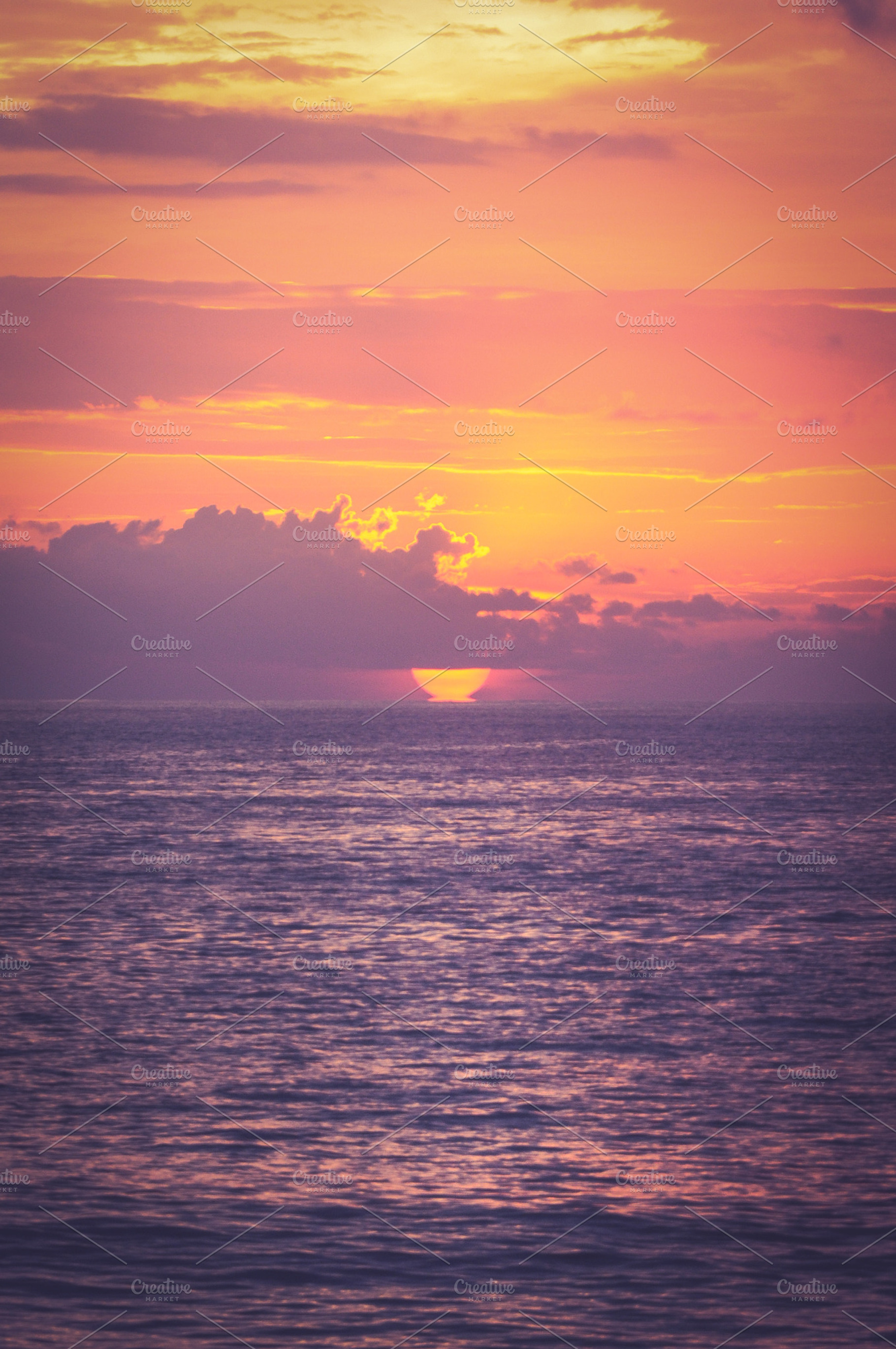 Sunset, a Background Photo by Camera Obscura