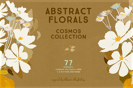 Abstract Florals Cosmos Collection