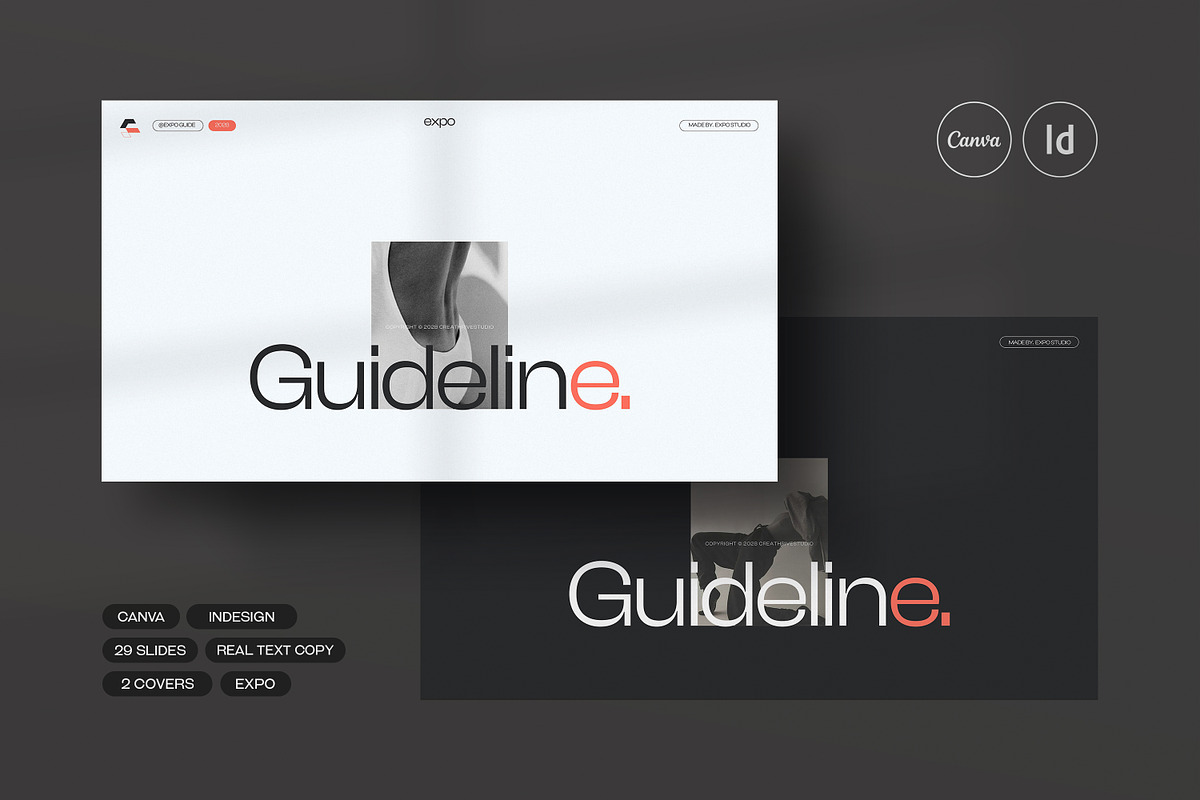 Expo | Brand Guidelines, a Presentation Template by creathrivestudio (Photo 13 of 13)