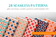 Floral Tiles - Patterns and Tiles, a Pattern Graphic by iliveinoctober (Thumbnail 4 of 8)