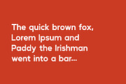 October | Modern Sans Serif Font, a Sans Serif Font by Supersimbo © (Thumbnail 2 of 9)